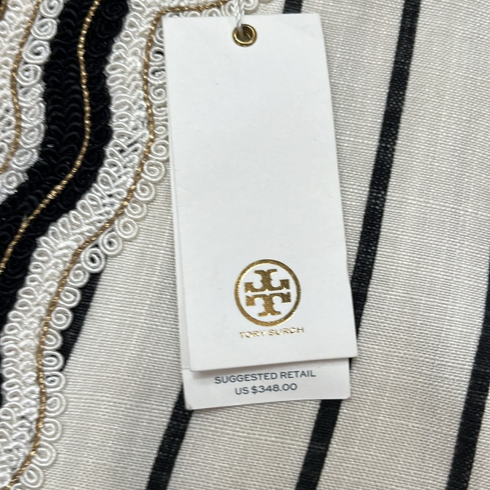 NWT Tory Burch Linen Tunic Top - Picture 10 of 14
